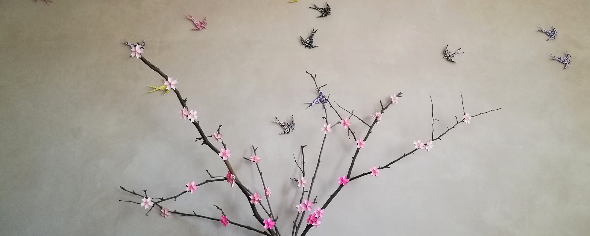 swallow and cherry blossom
